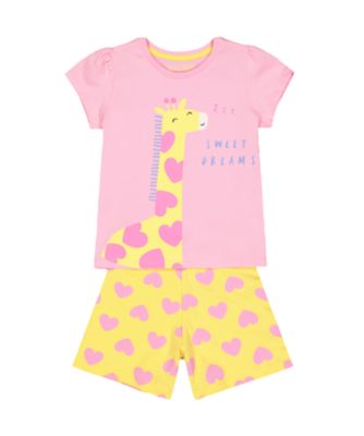 giraffe pink and yellow pyjamas review