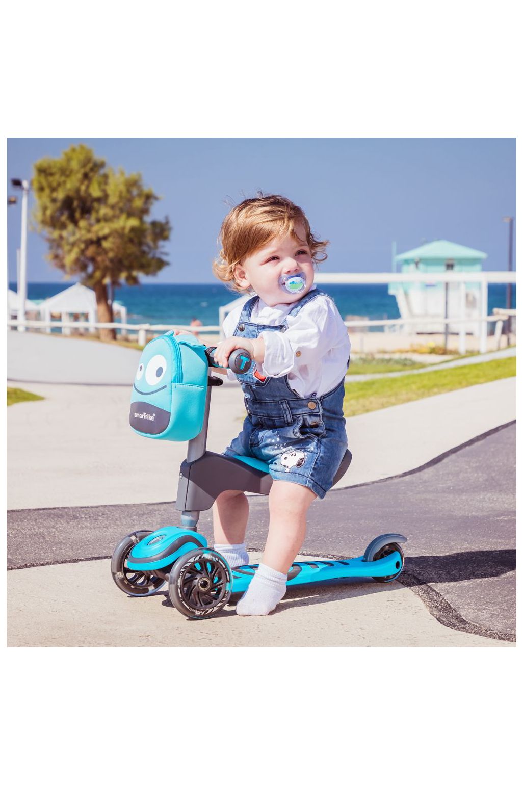 SmarTrike scooter T1 3 in 1 scooter for kids from 15m+ - blue