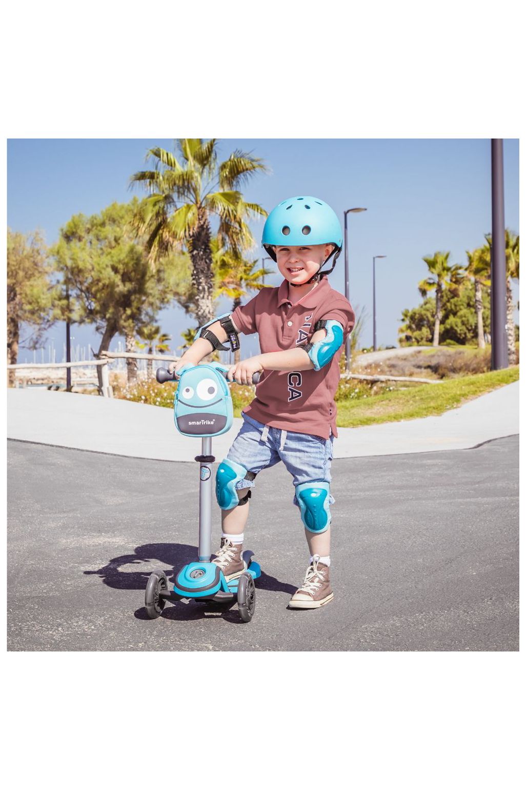 SmarTrike scooter T1 3 in 1 scooter for kids from 15m+ - blue