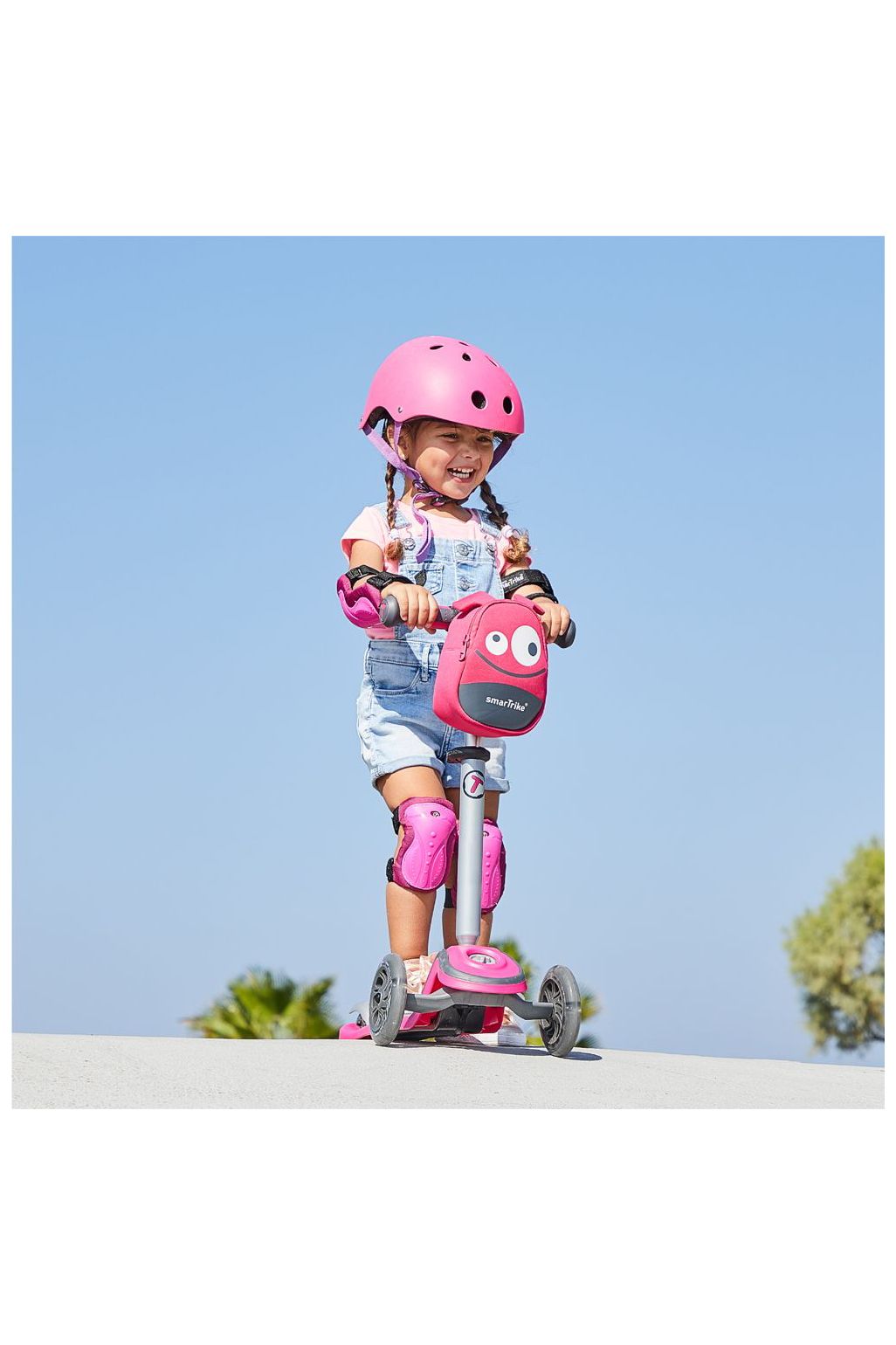 SmarTrike T1 trotinetă 3 în 1 pentru copii de la 15 luni + - roz