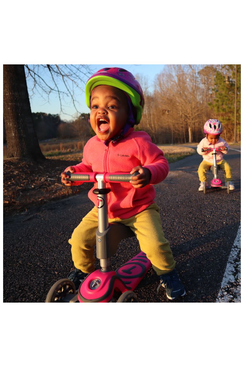 SmarTrike T1 trotinetă 3 în 1 pentru copii de la 15 luni + - roz