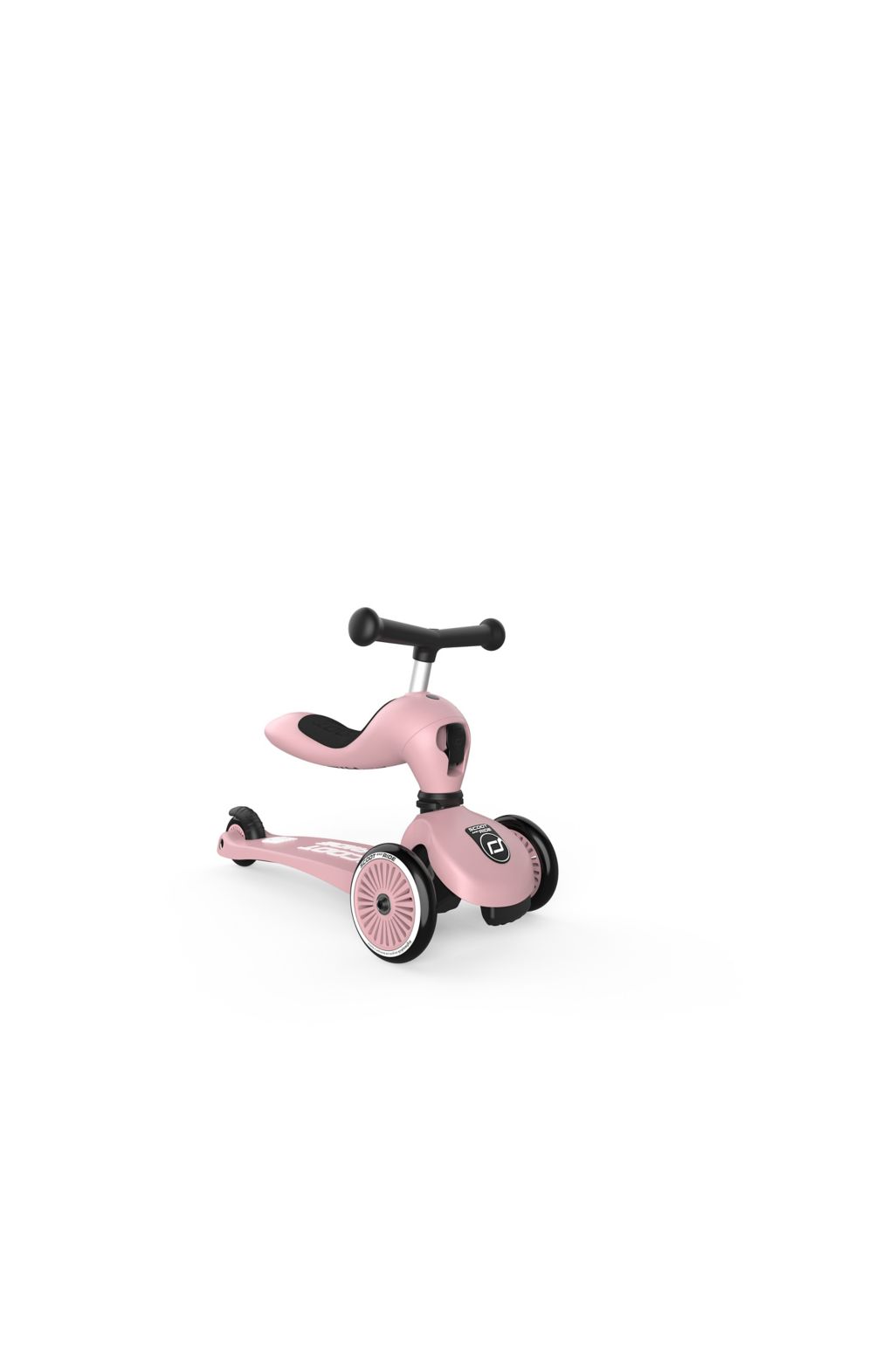 Scoot and Ride Highwaykick 1 2 in1 kickboard with seat - rose