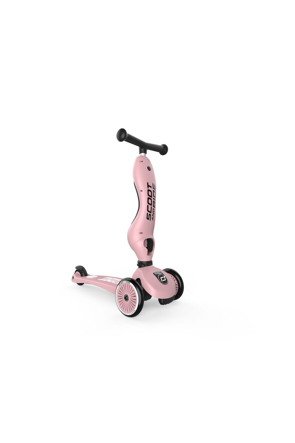 Scoot and Ride Highwaykick 1 2 in1 kickboard with seat - rose