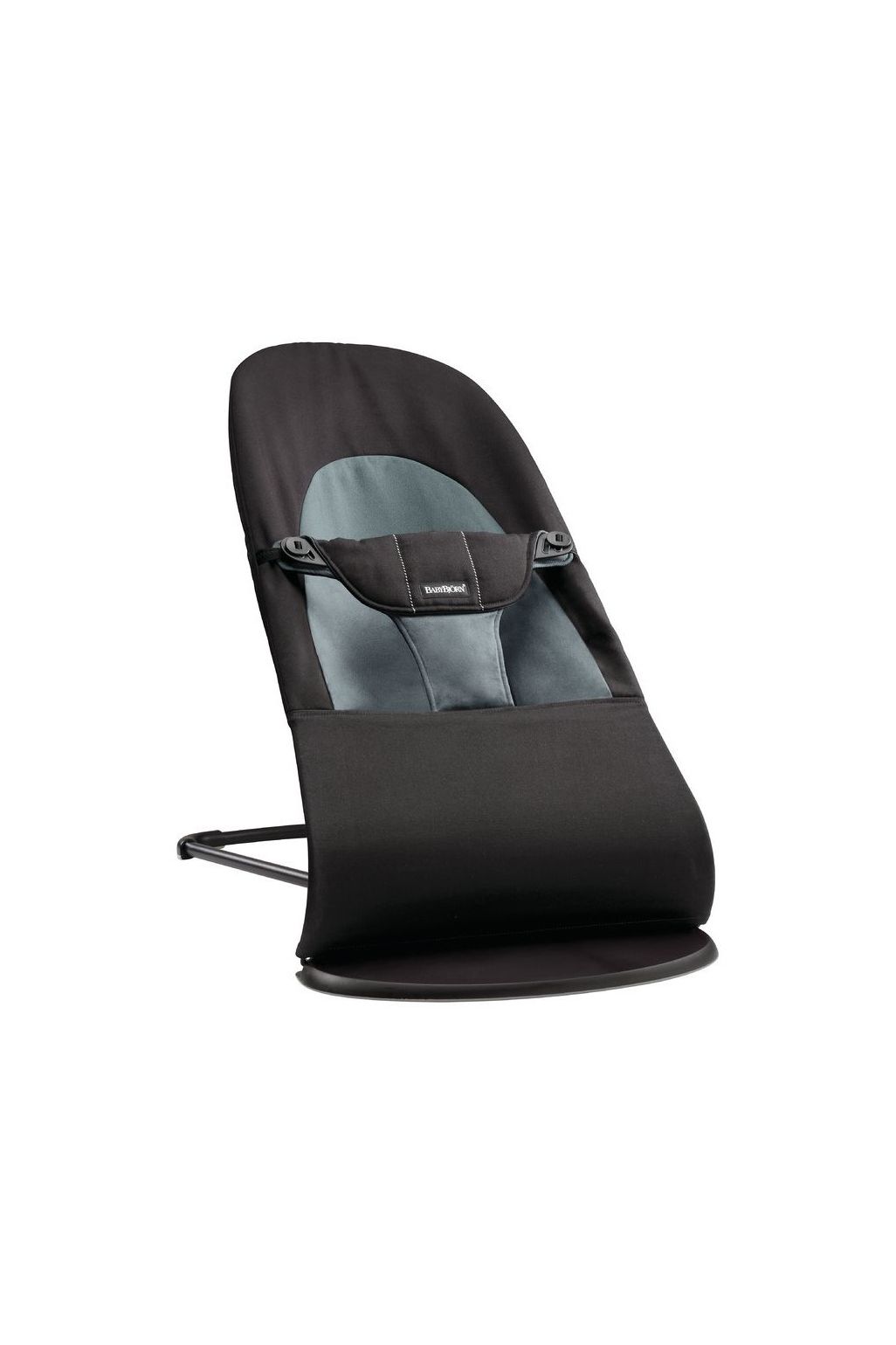 BabyBjorn Balance Soft Cotton Bouncer black dark grey rockers swings