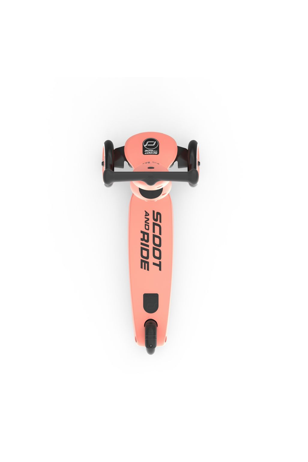 Scoot and Ride Highwaykick 1 2 in1 kickboard with seat - peach