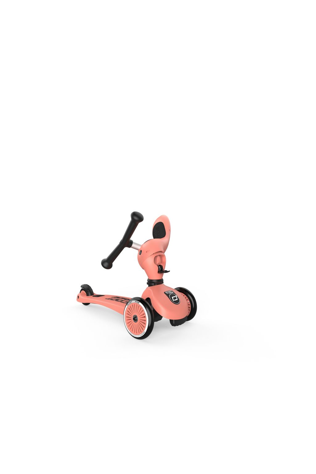 Scoot and Ride Highwaykick 1 2 in1 kickboard with seat - peach