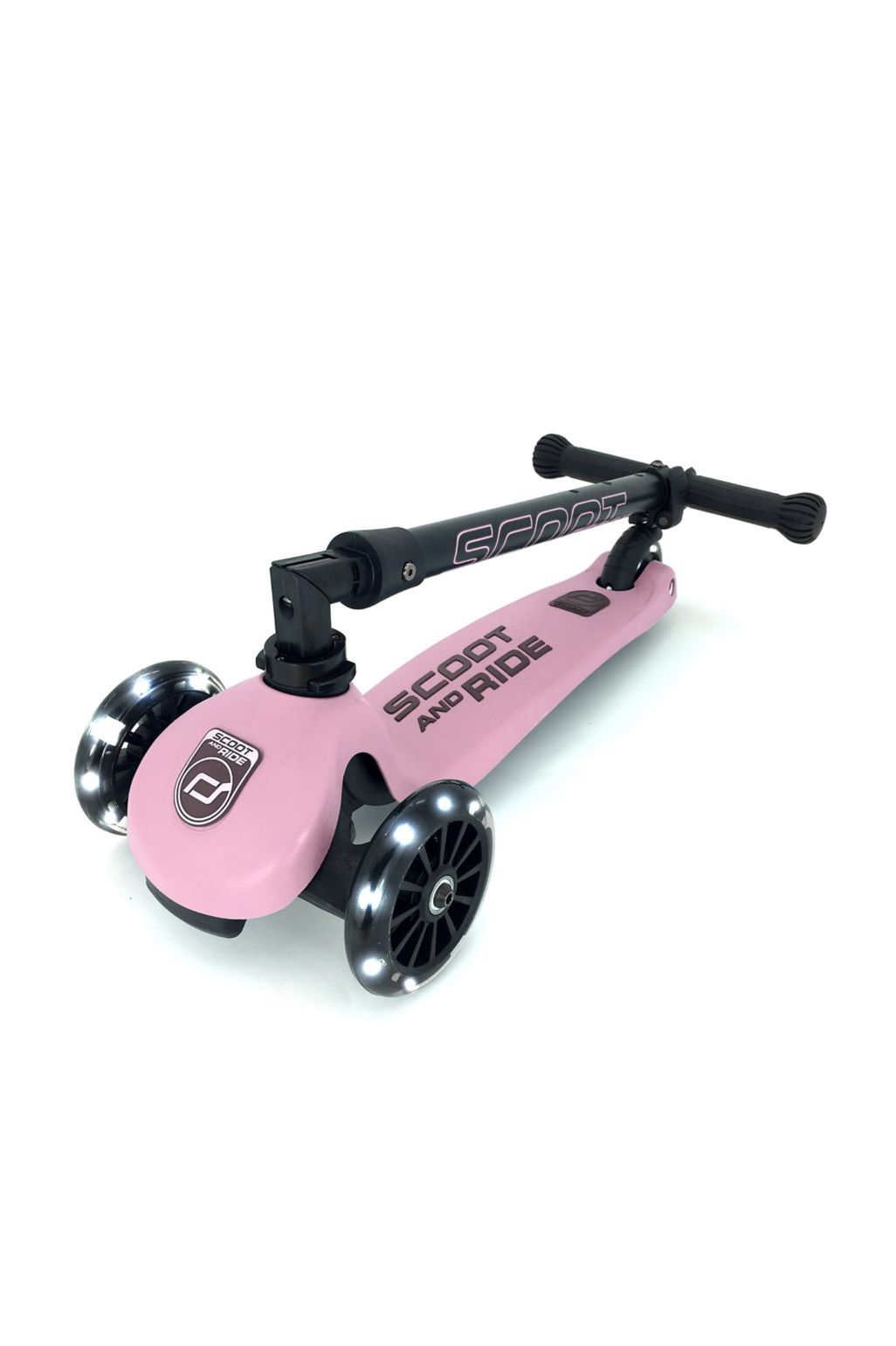 Scoot and Ride Highwaykick 3 LED scooter - rose