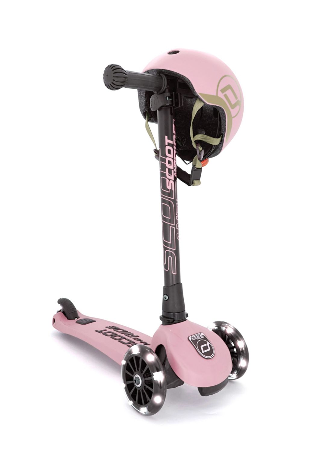 Scoot and Ride Highwaykick 3 LED scooter - rose