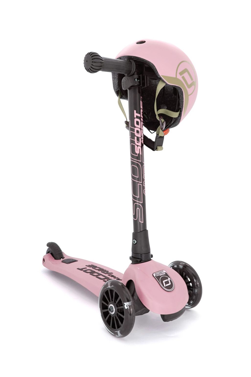 Scoot and Ride Highwaykick 3 LED scooter - rose