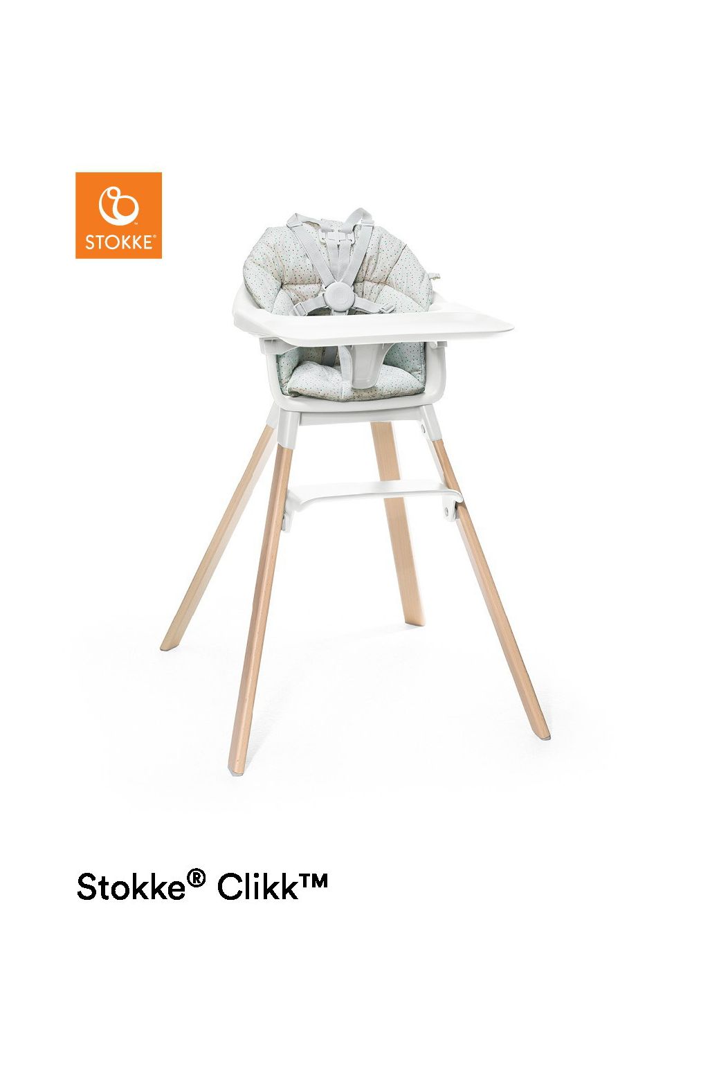 Stokke® Clikk™ Highchair - white - highchairs