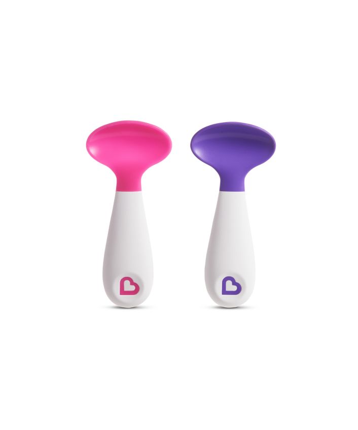 Munchkin Scooper ™ Spoons Σετ με 2 κουτάλια - μωβ/ροζ
