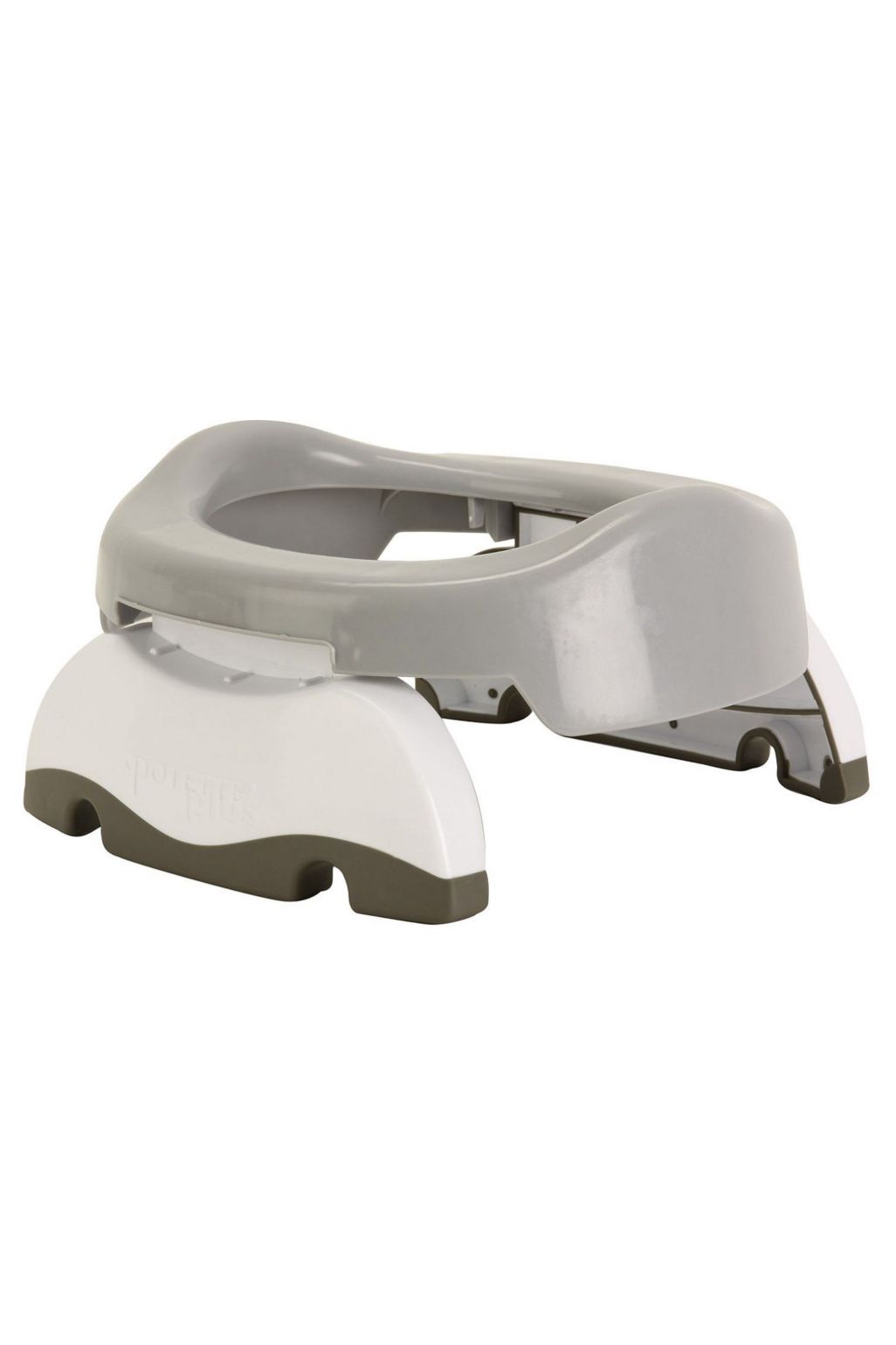 Potette Plus 2 în 1 oliță portabilă de călătorie - gri/alb