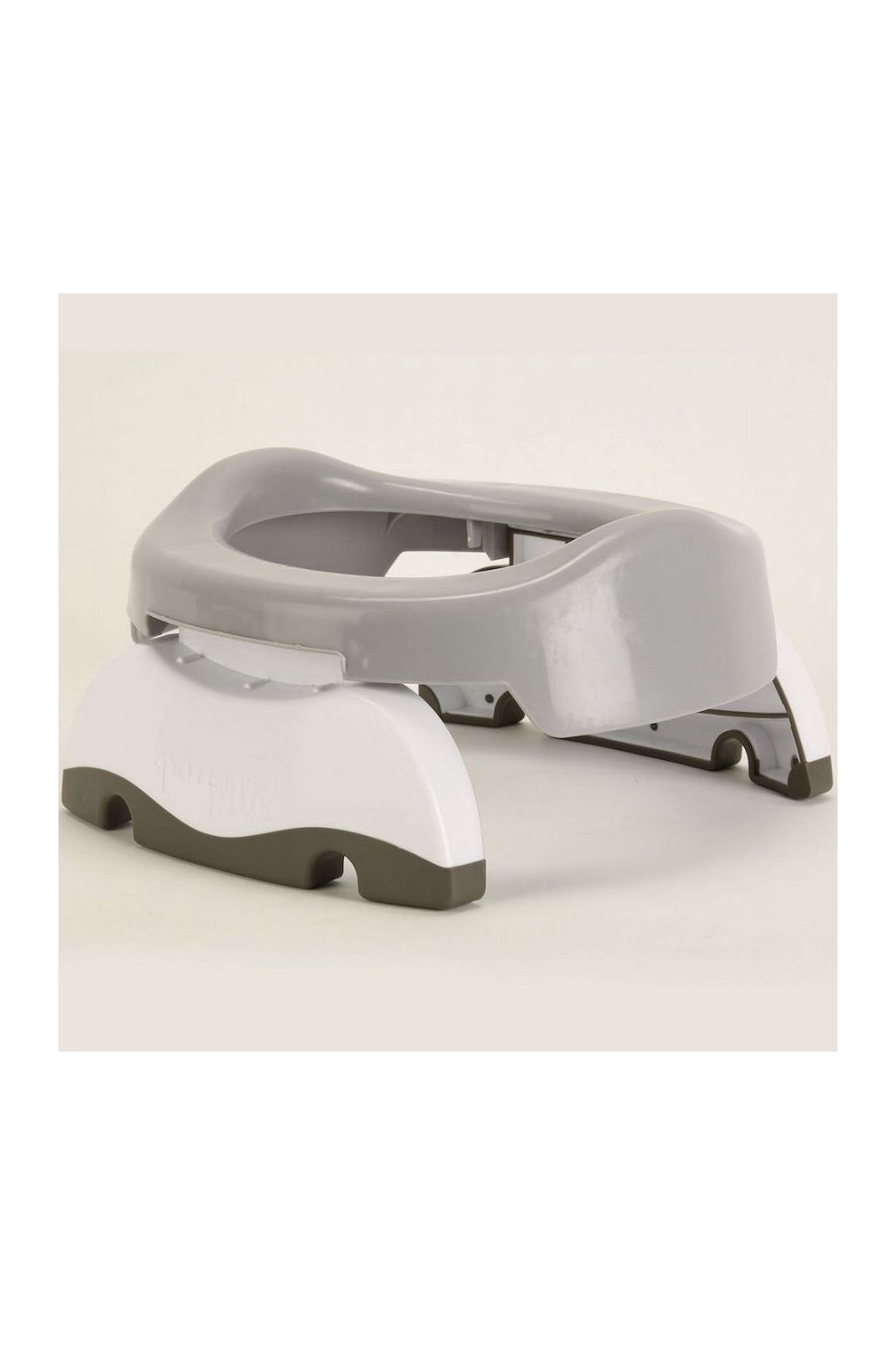 Potette Plus 2 în 1 oliță portabilă de călătorie - gri/alb