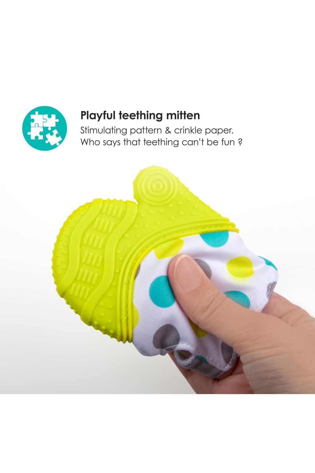 Bblüv Glüv mănușă dentiție - aqua