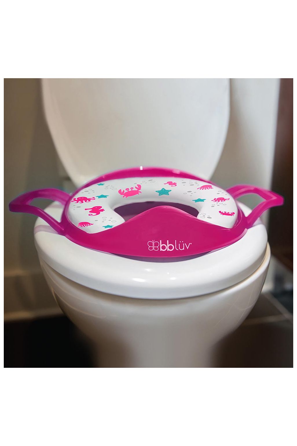 Bblüv Pöti Scaun de toaletă pentru antrenamentul la olita - roz