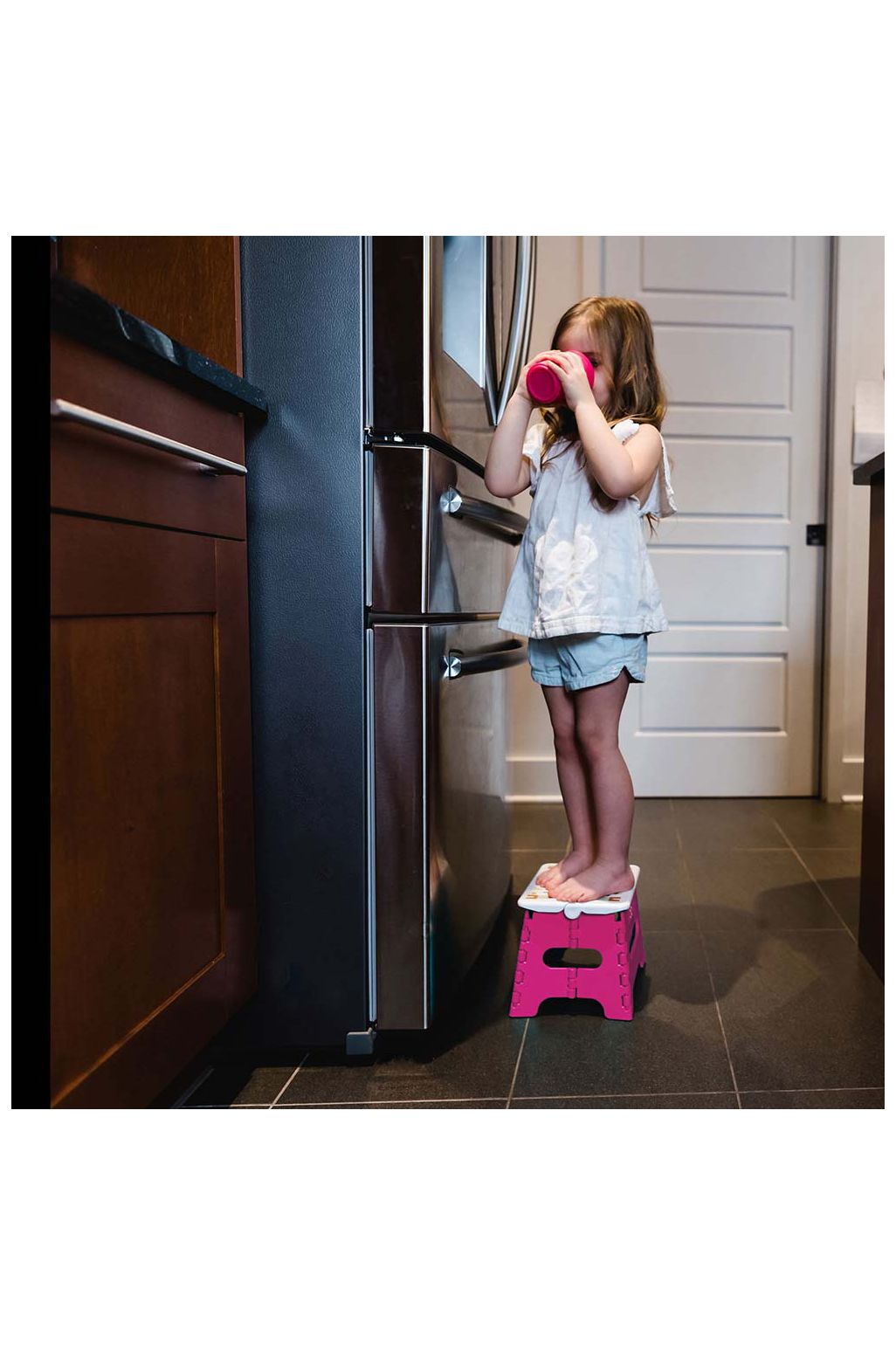 Bblüv Stëp Foldable step stool - pink