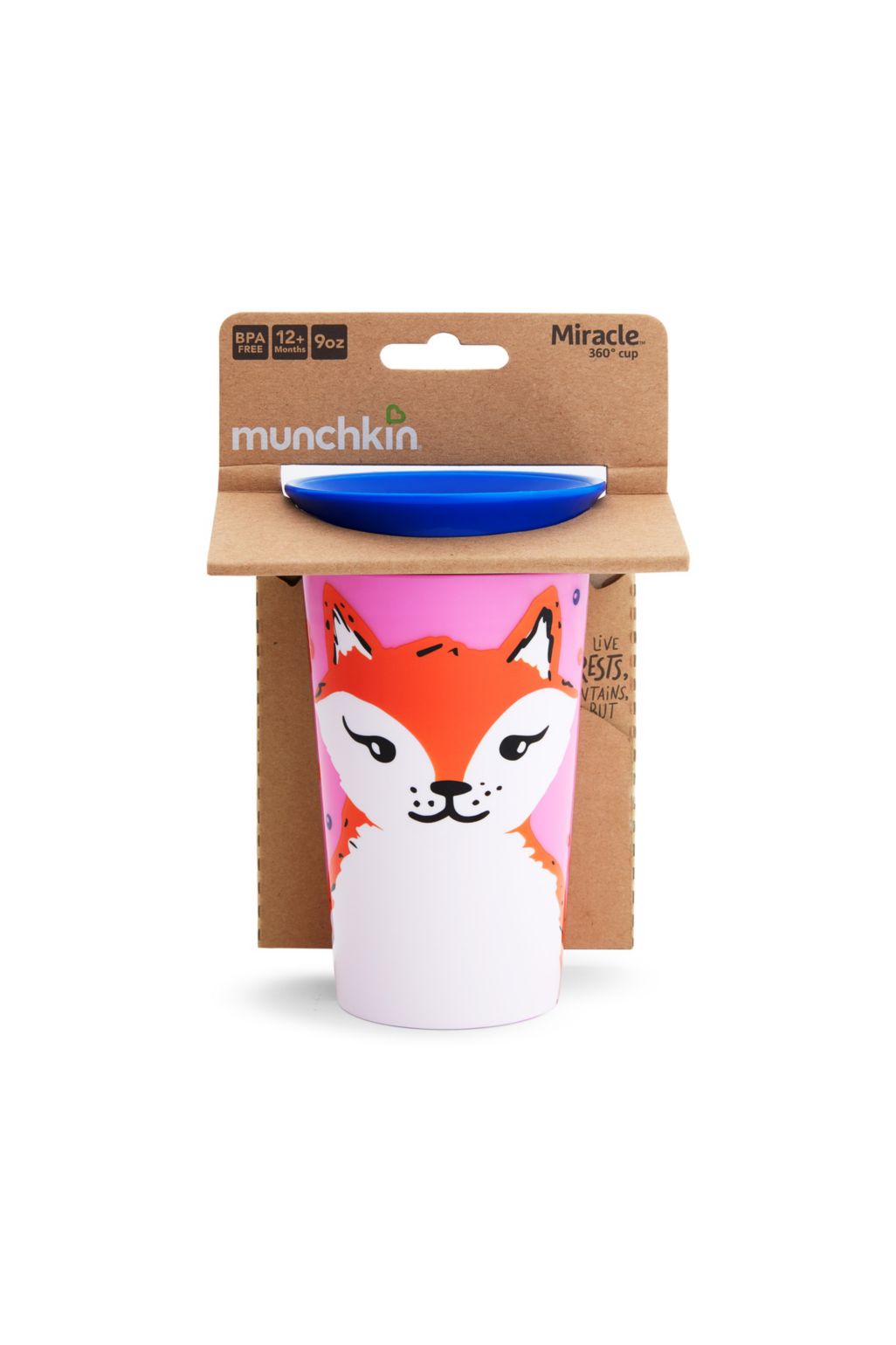 Munchkin Miracle® 360° WildLove Sippy Cup 266ml - fox 
