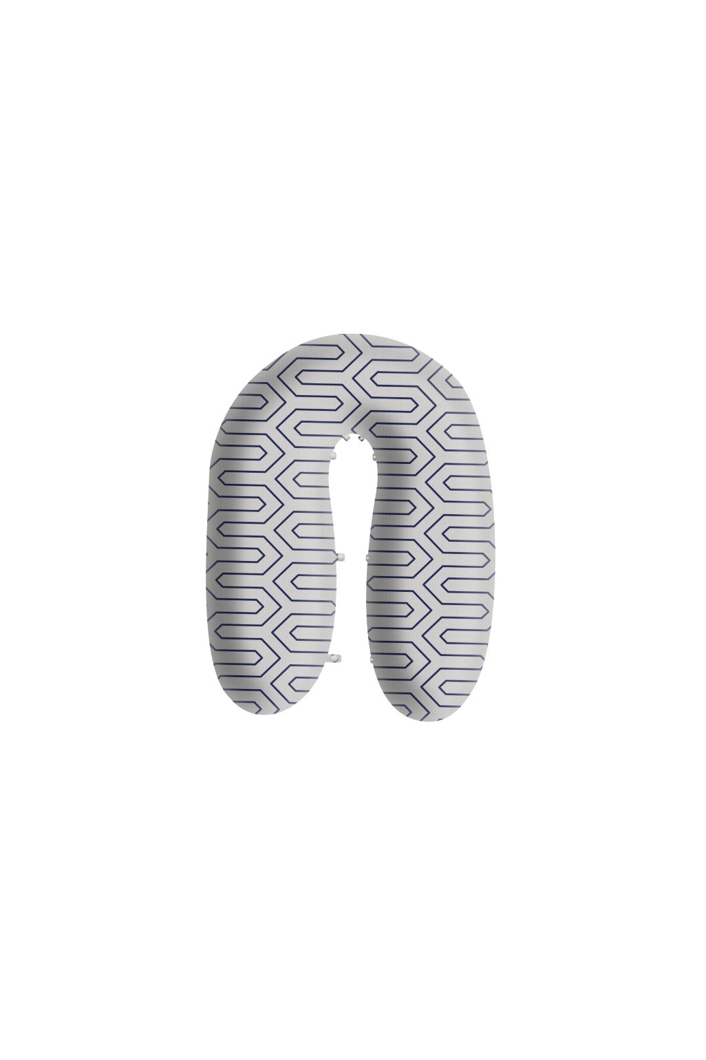 Perna pentru alăptare Grecostrom Comfort 3 în 1 - labirint/gri