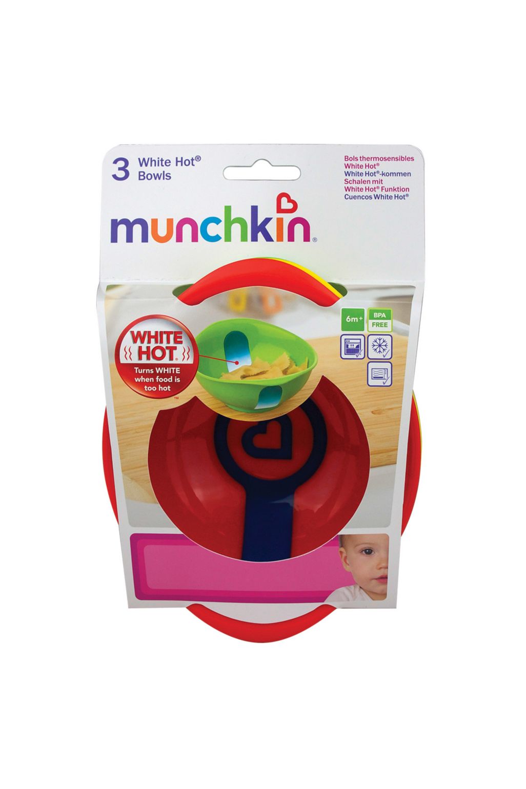 Μunchkin White Hot® Bowls - 3 pαck