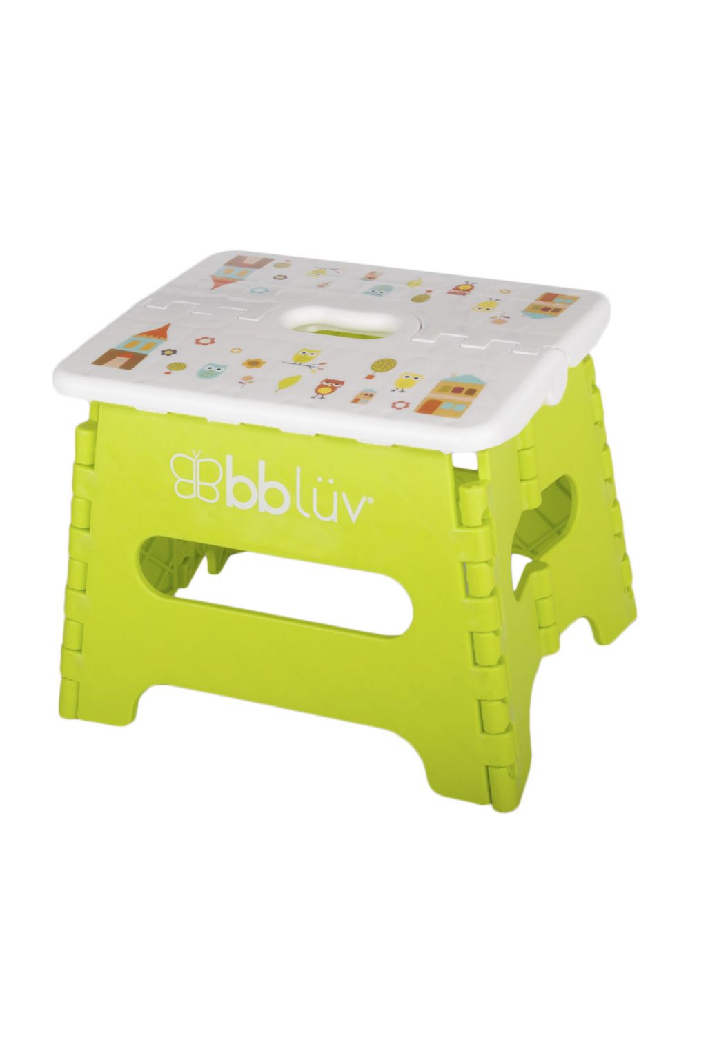 Bblüv Stëp Foldable Step Stool - lime