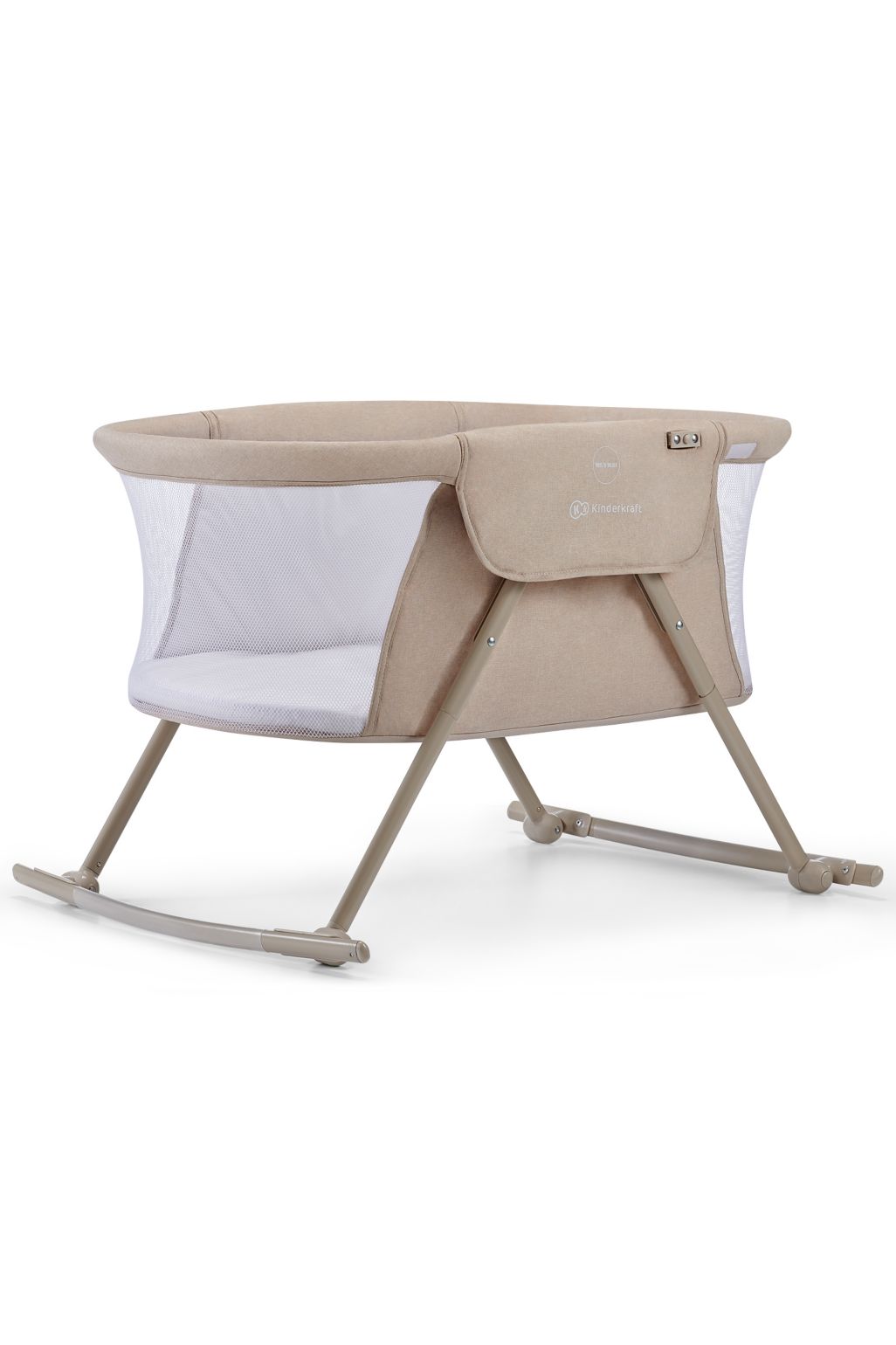 Kinderkraft Lovi 3 in 1 Baby Cot beige cribs