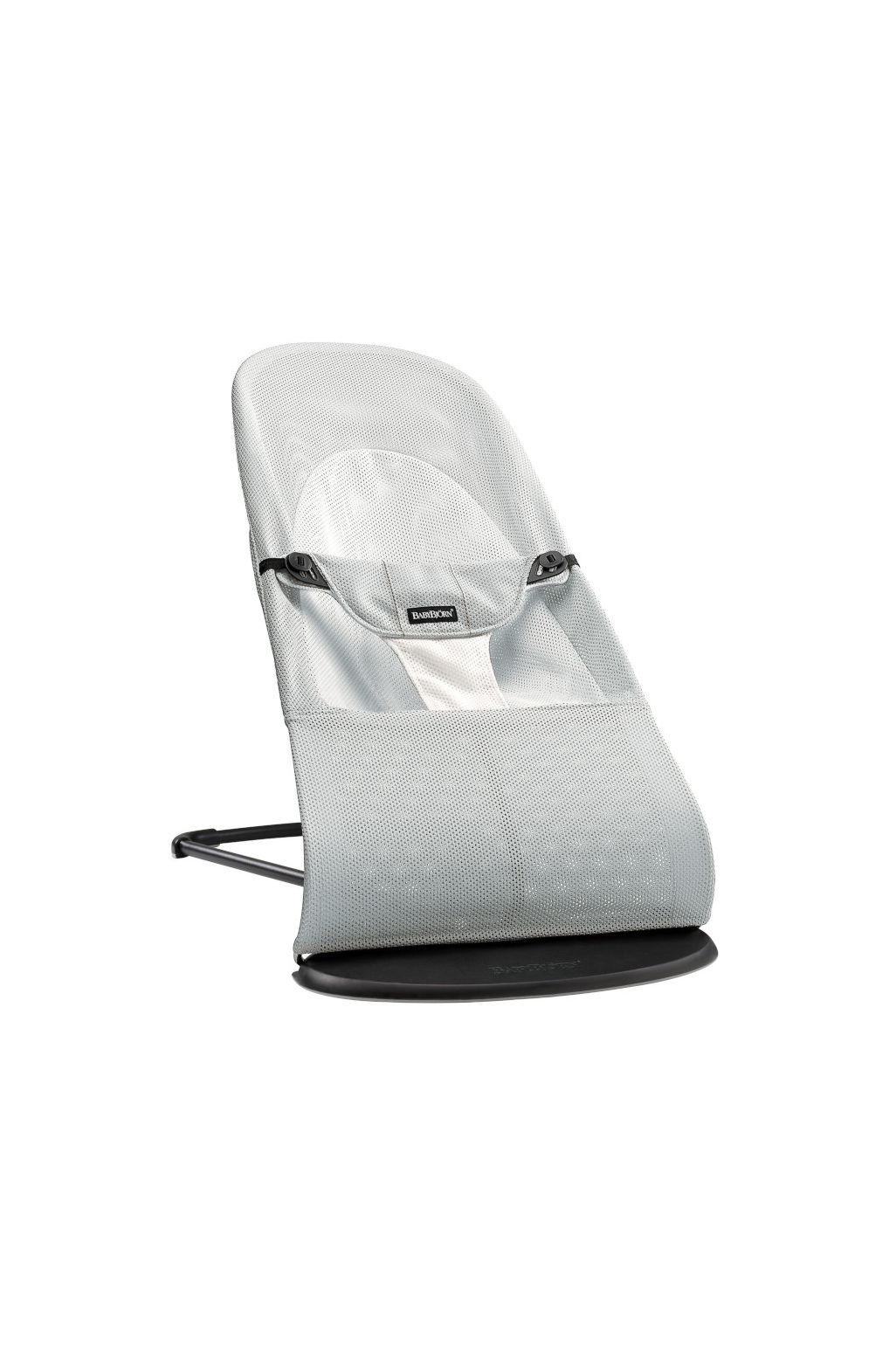 BabyBjorn Balance Soft Mesh Bouncer silver white rockers swings