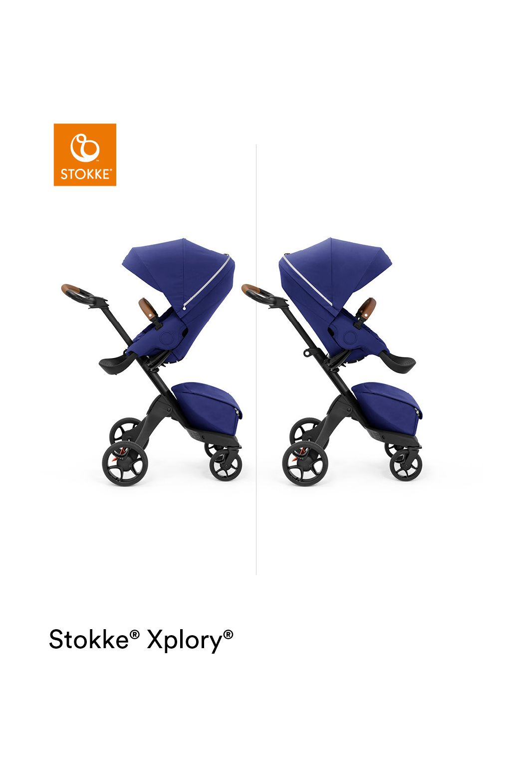 Stokke stroller blue sales