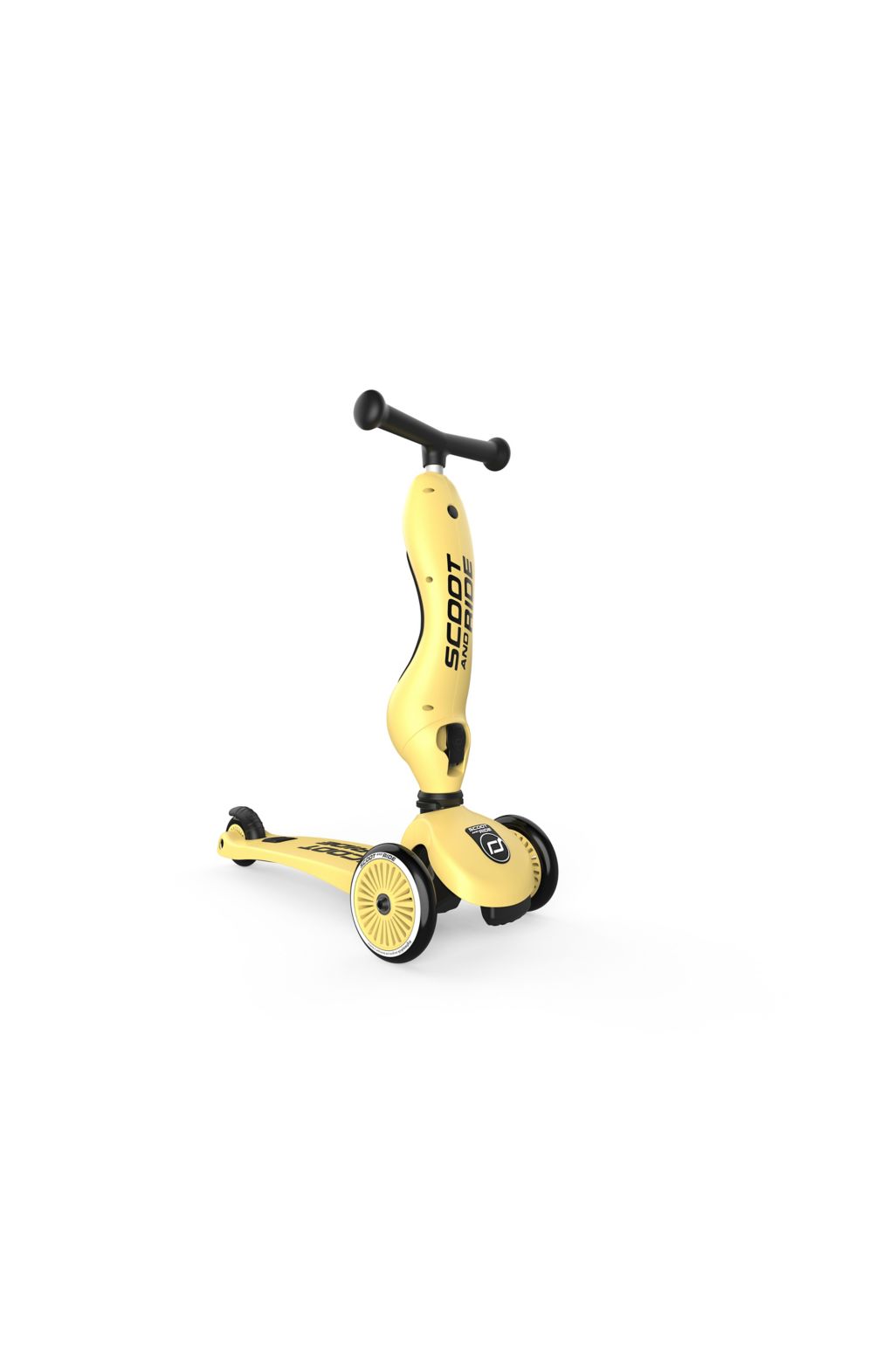 Scoot and Ride Highwaykick 1 2 in1 Kickboard with Seat - lemon