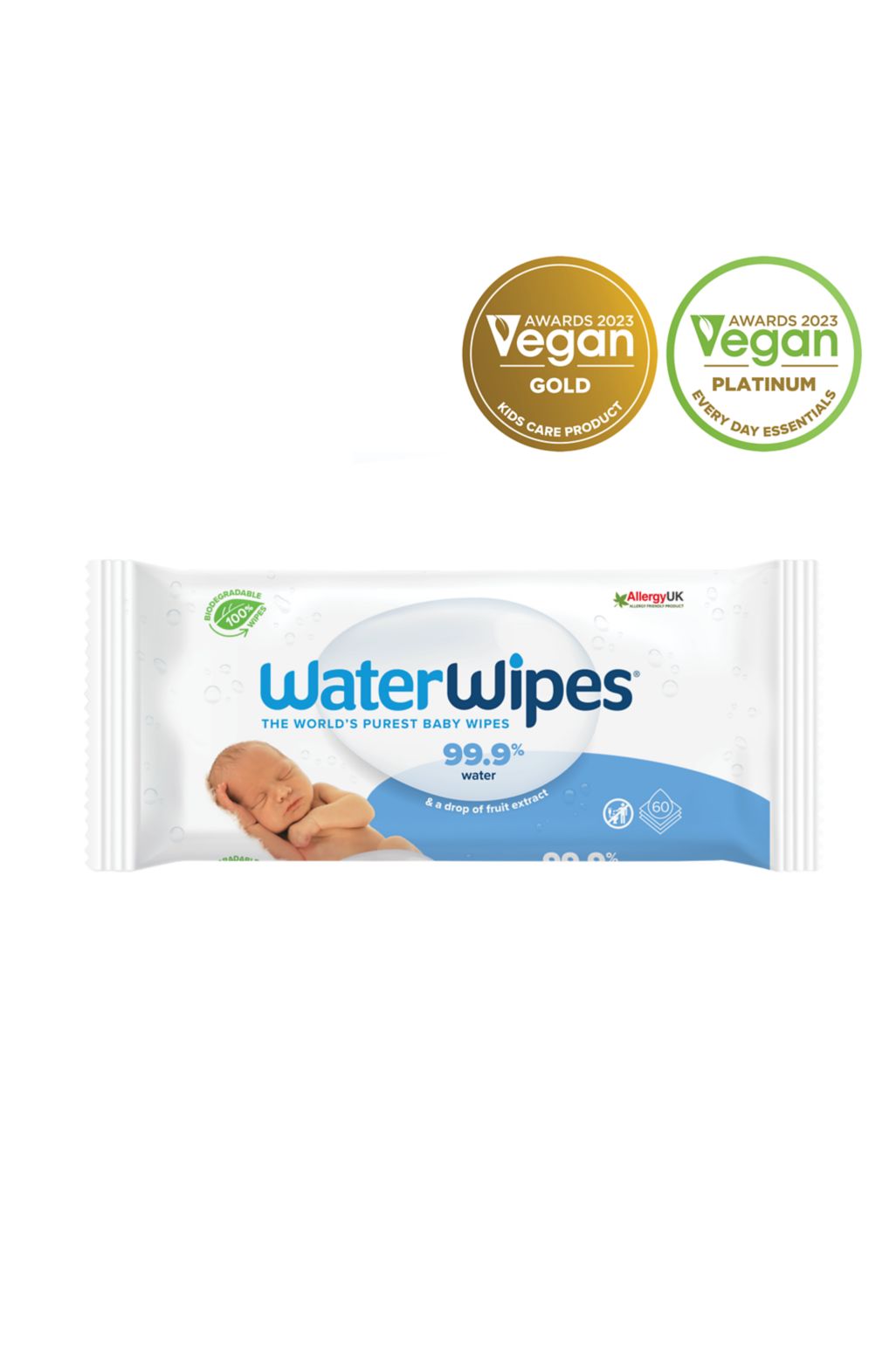 WaterWipes Bio Μαντηλάκια 60 τμχ.