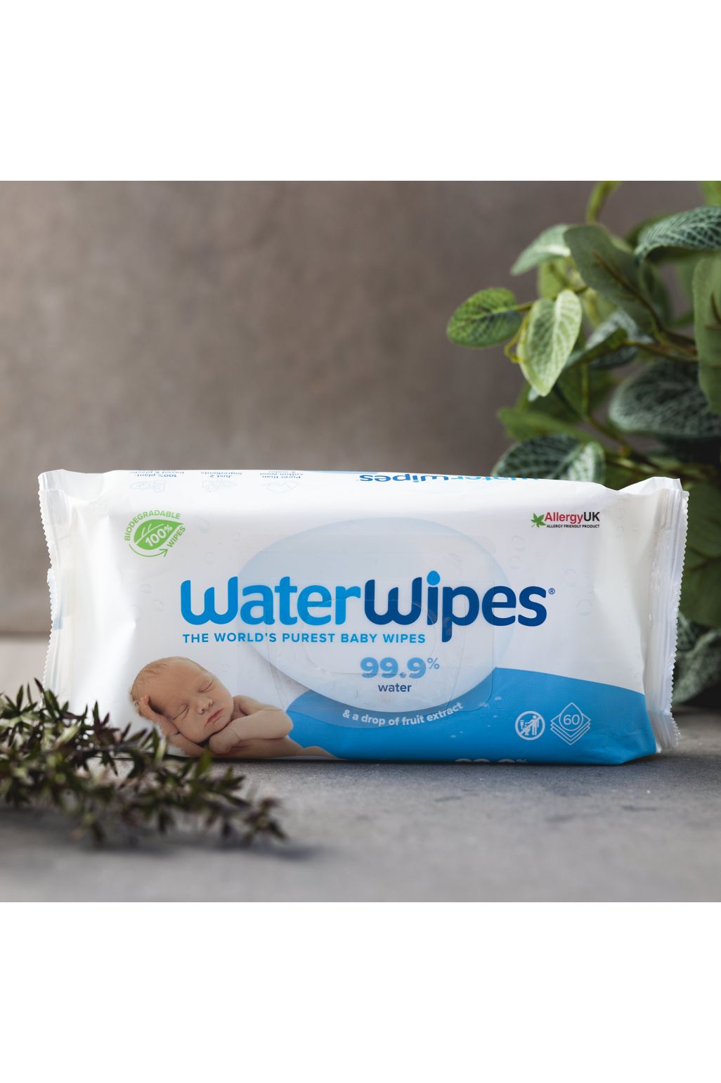WaterWipes Bio Μαντηλάκια 60 τμχ.