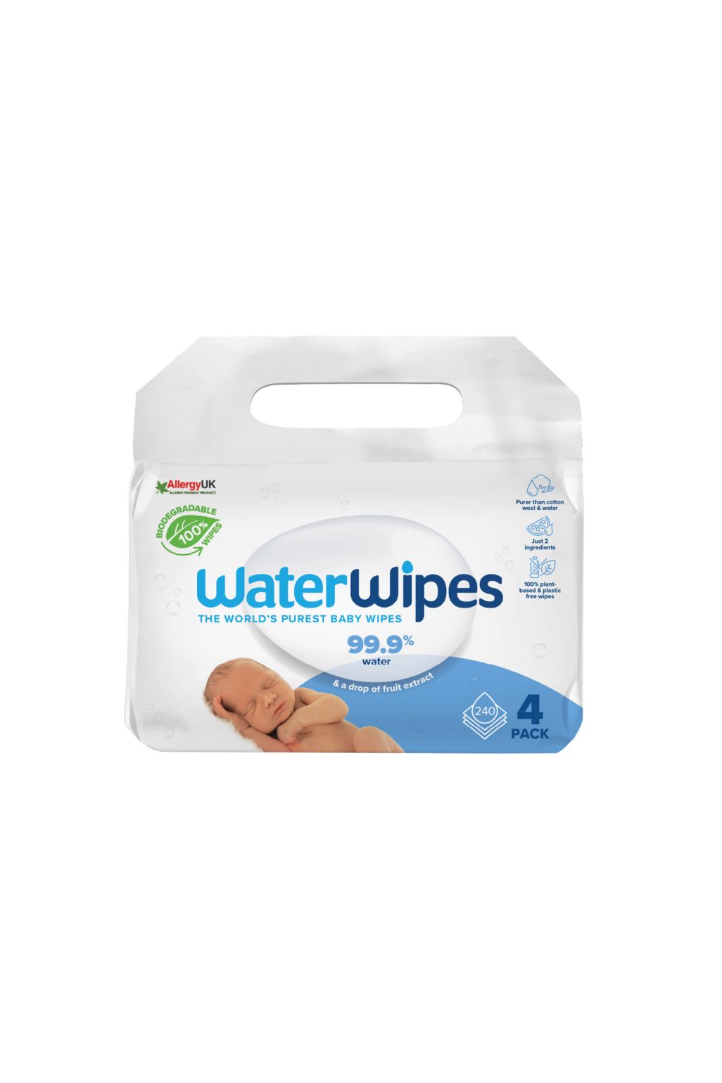 WaterWipes Bio 4 x 60-pachet