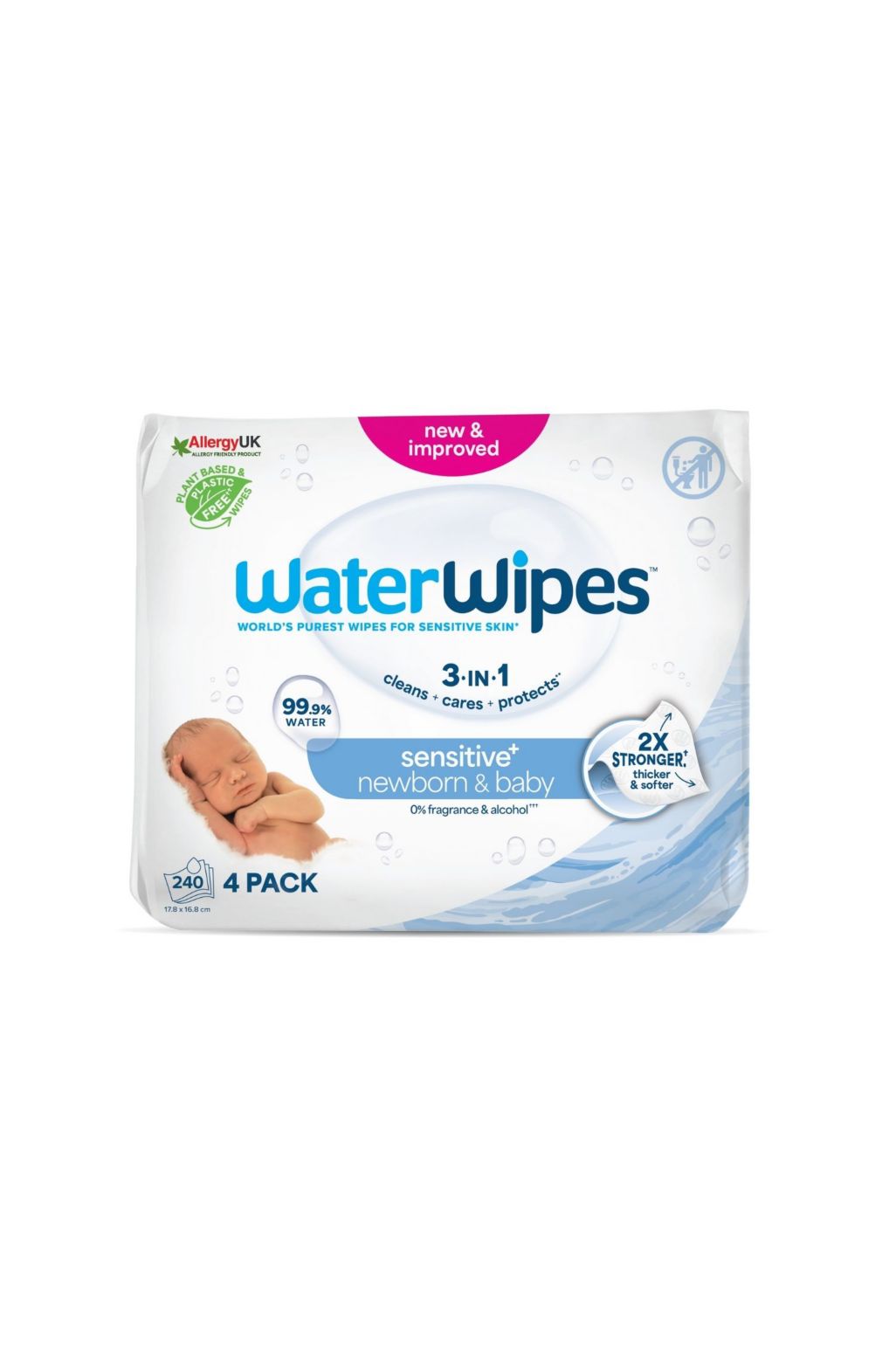 WaterWipes Bio 4 x 60-pachet