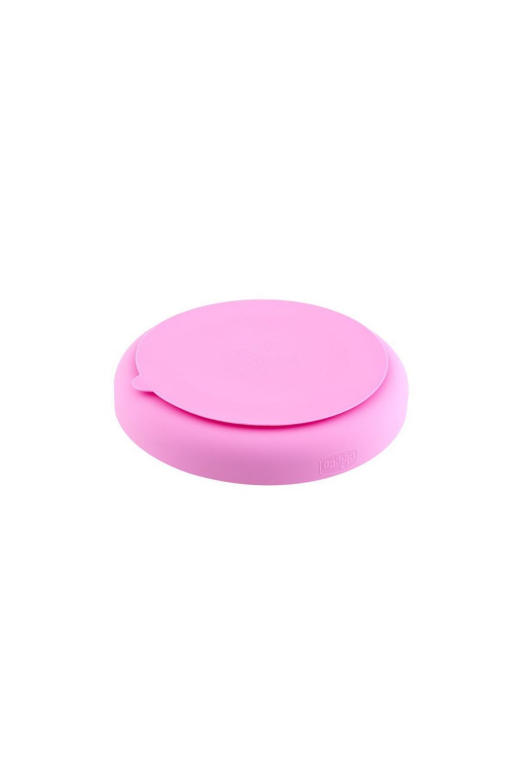 Chicco Easy Menu Silicone Divided Plate 12+m - pink