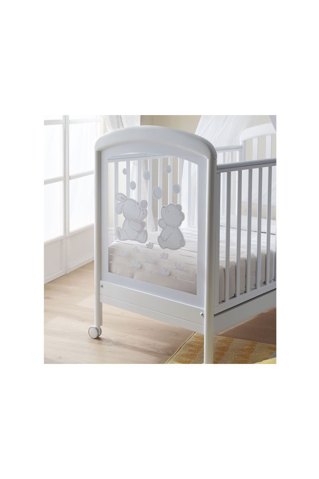 Pali Dodo Pat pentru Copii - alb