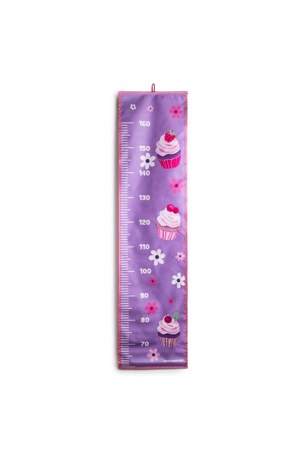 Toy Bin Height Chart - Cupcakes