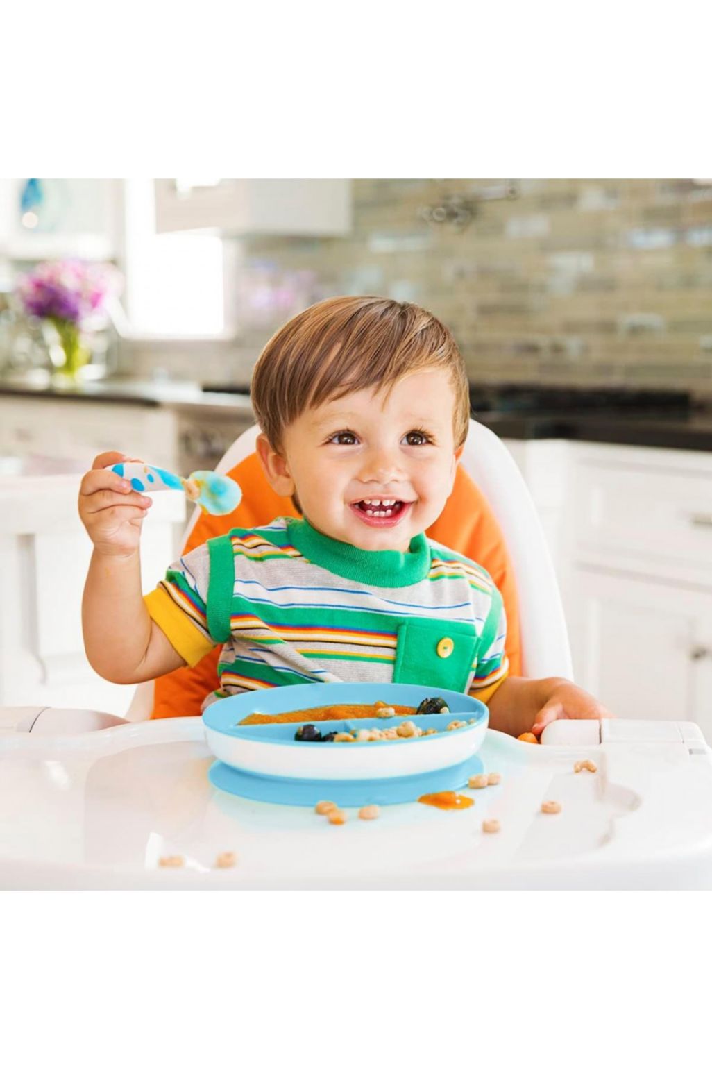 Munchkin Suction Plate - green
