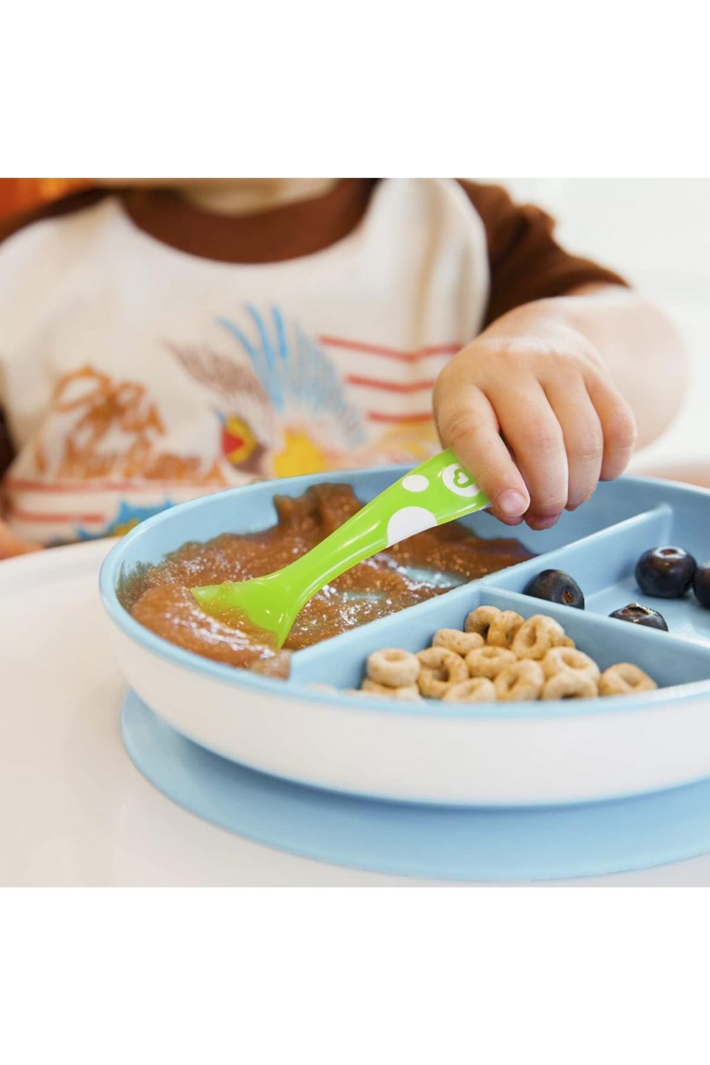 Munchkin Suction Plate - green