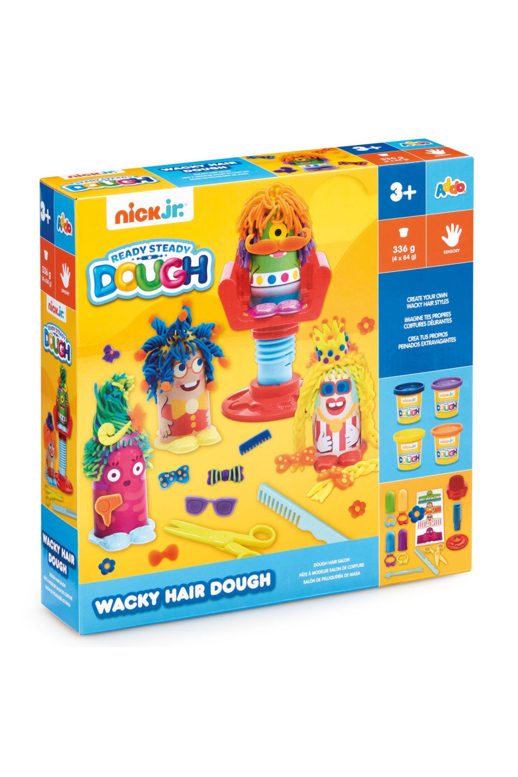Nick Jr. Ready Steady Dough Wacky Hair Dough Playset - doh
