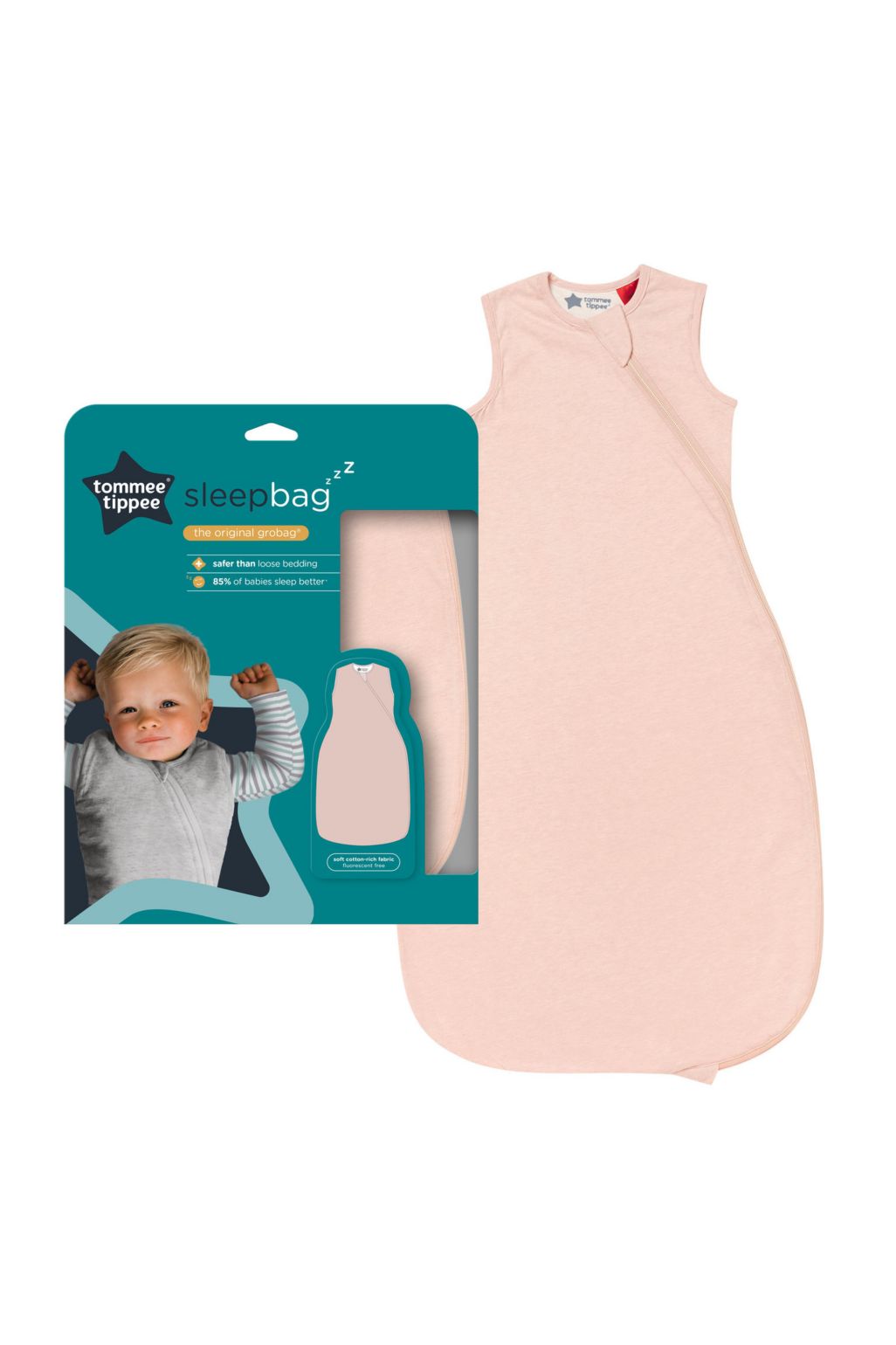 Tommee Tippee Grobag Υπνόσακος 2.5 tog 1836 μηνών blush υπνόσακοι