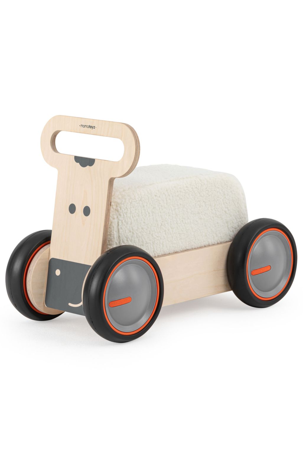 MamaToyz DriveMe Soft Walker Ride On cow baby walkers