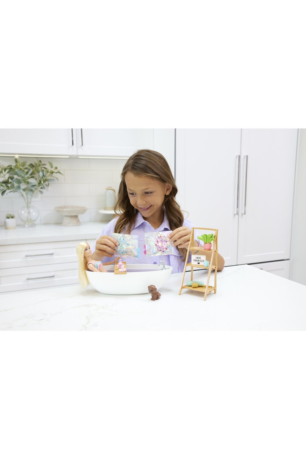 Barbie® Confetti Bathtub and Doll Playset dolls & babies