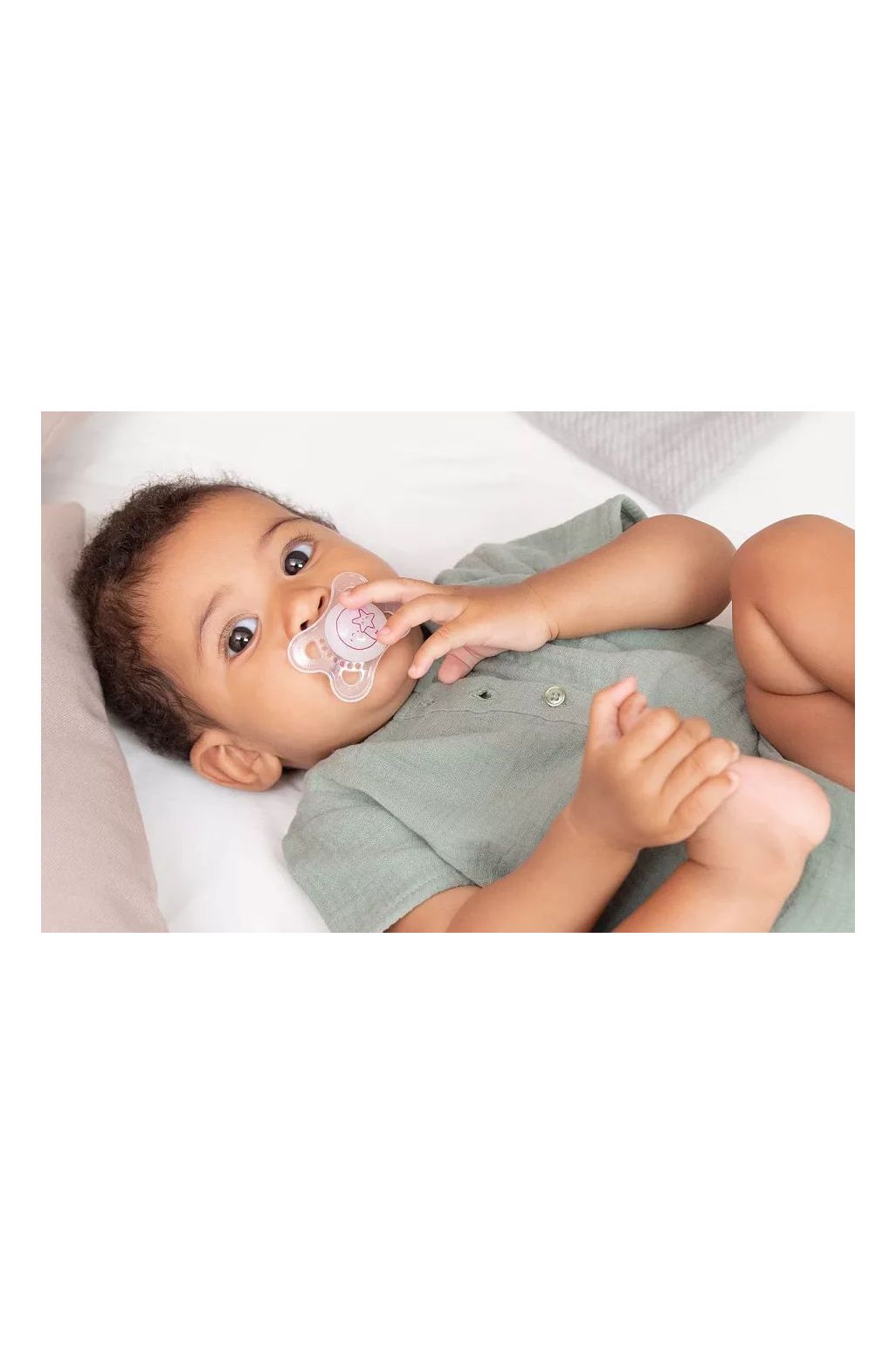 Mam Original Night Soother 2-6m (set of 2) - girl