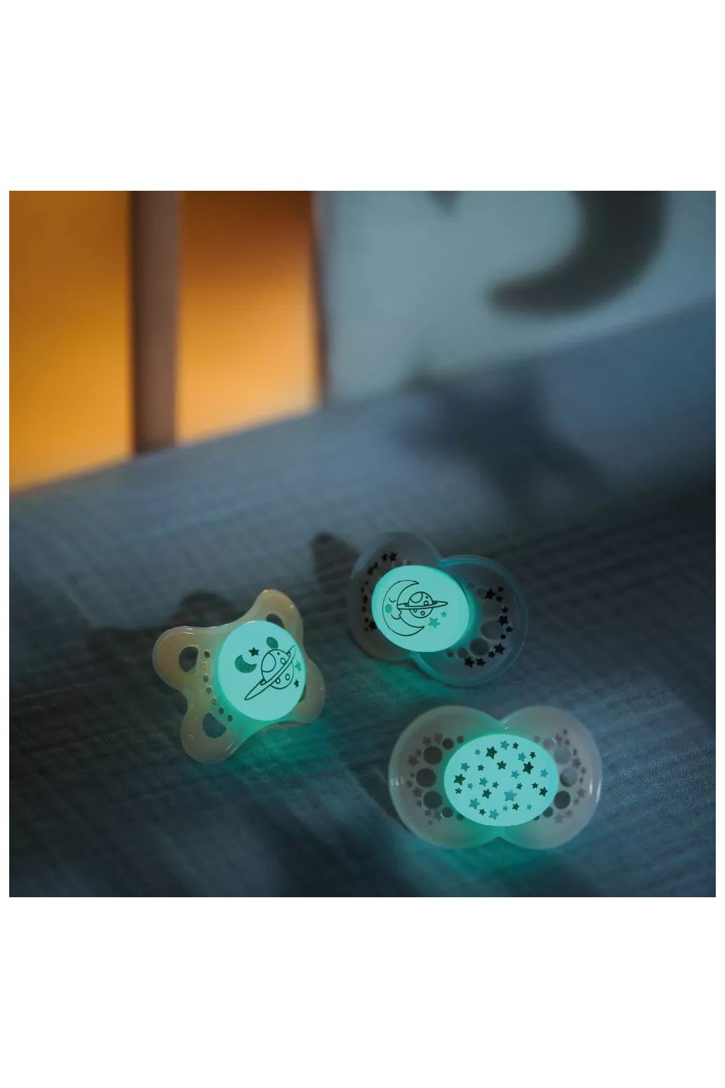 Mam Original Night Soother 2-6m (set of 2) - girl