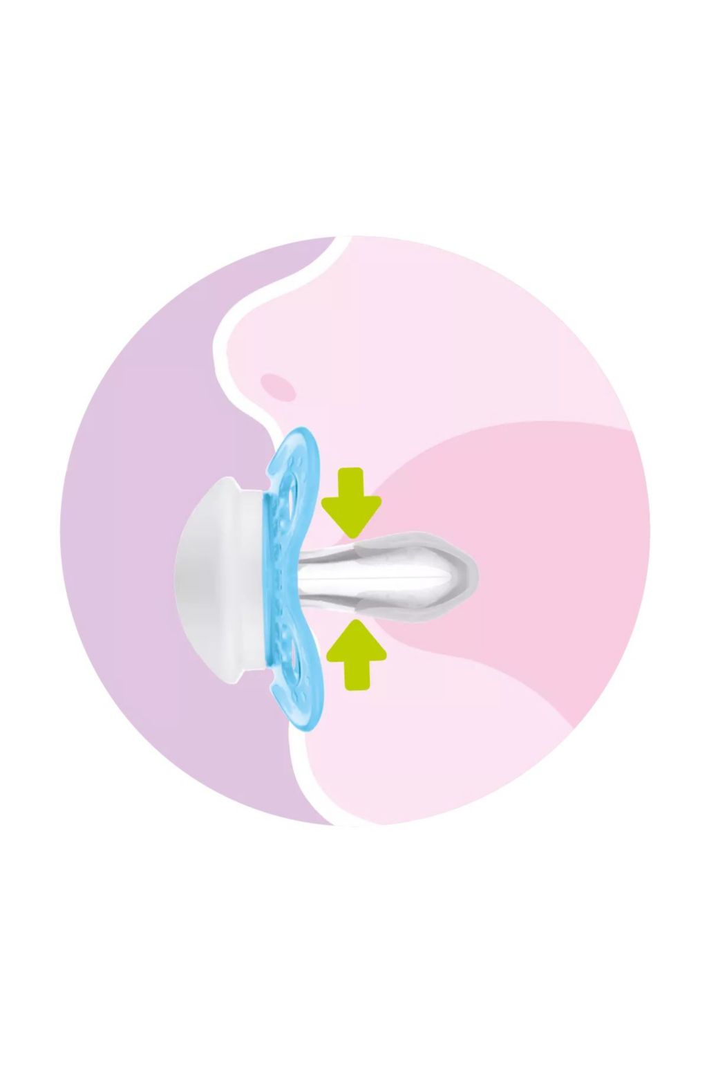 Mam Original Night Soother 2-6m (set of 2) - girl