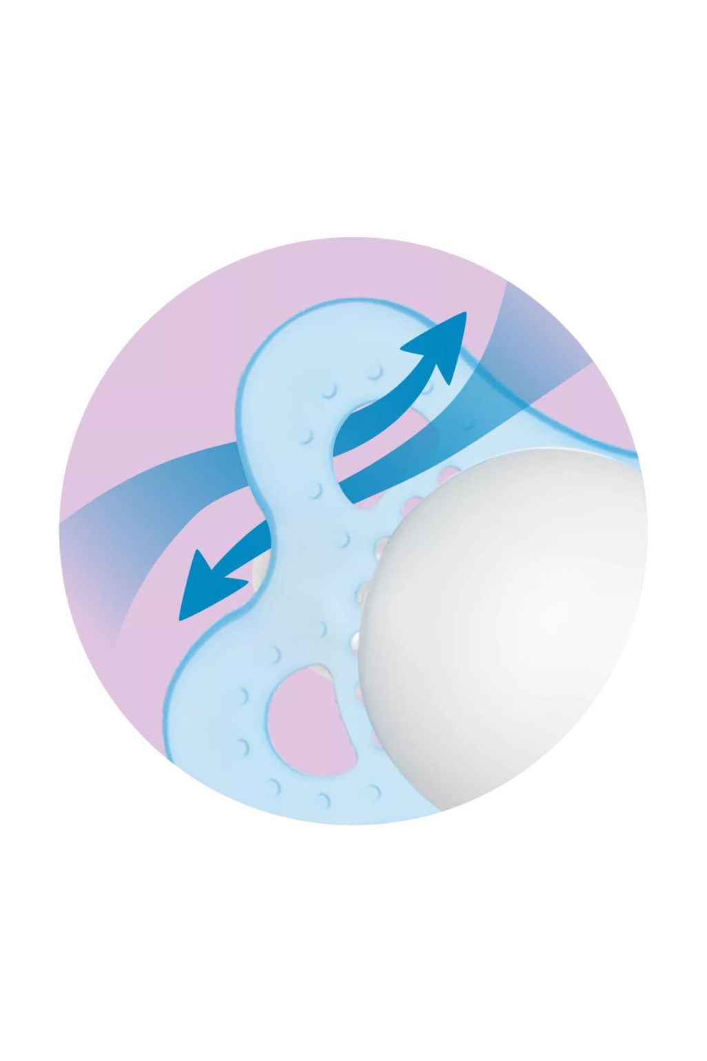 Mam Original Night Soother 2-6m (set of 2) - girl