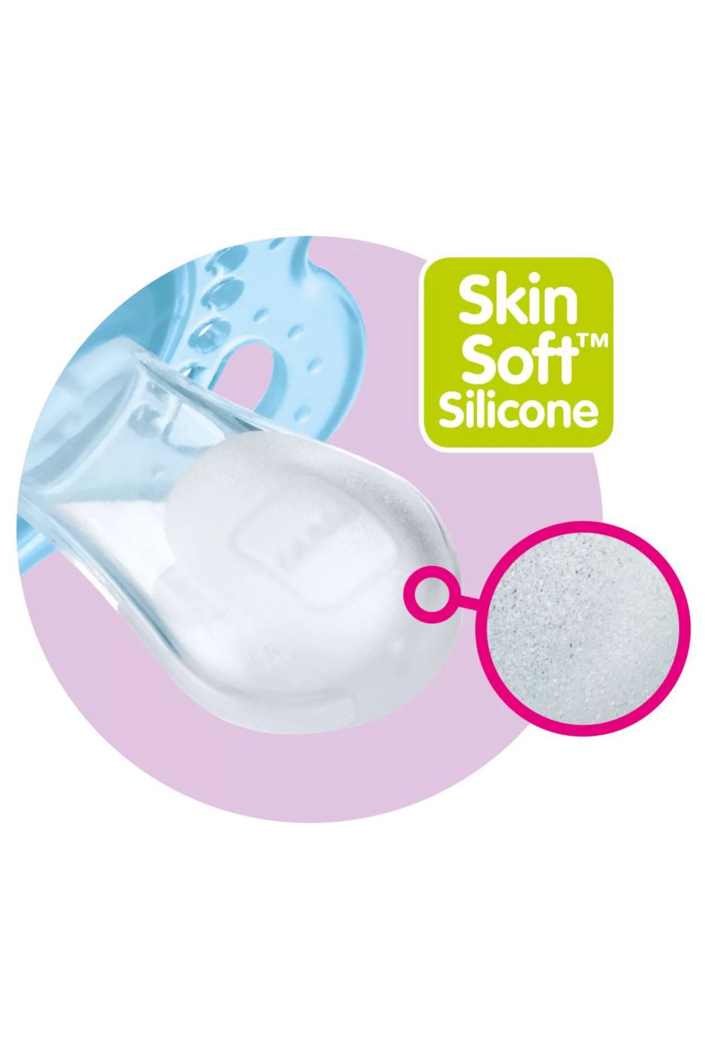 Mam Original Night Soother 2-6m (set of 2) - girl