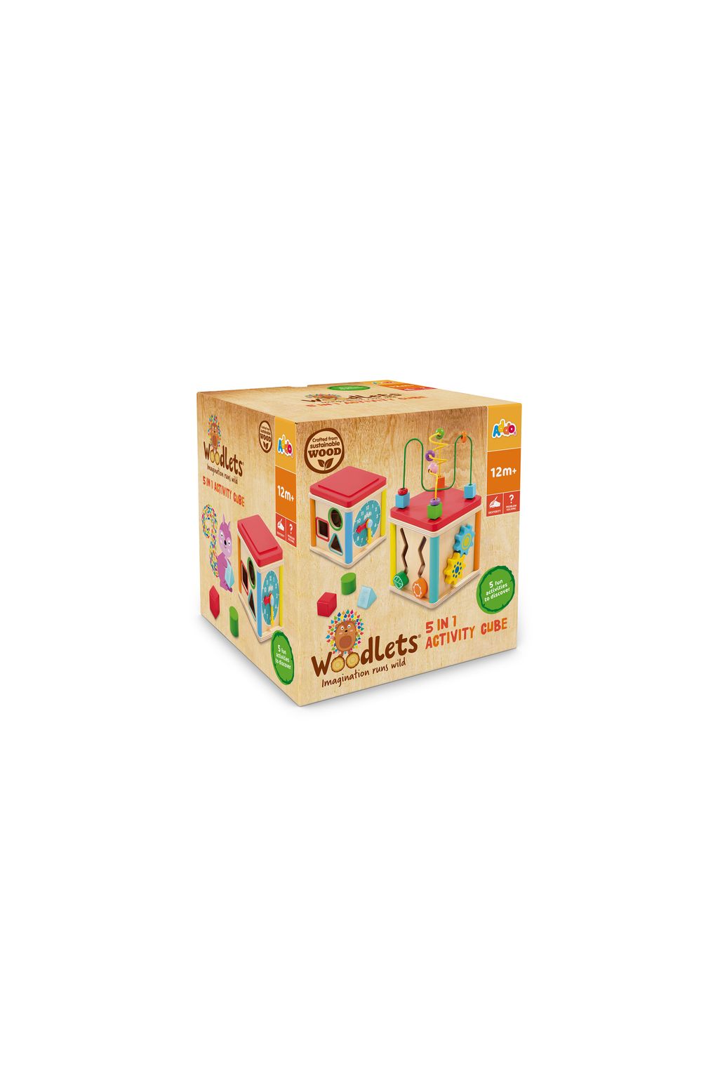 Woodlets 5-in-1 Activity Cube