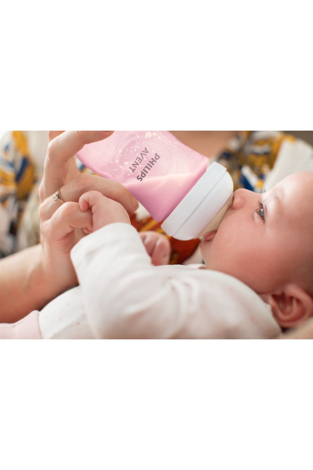 Avent Natural Response, biberon PP 1 lună+, 260ml - roz