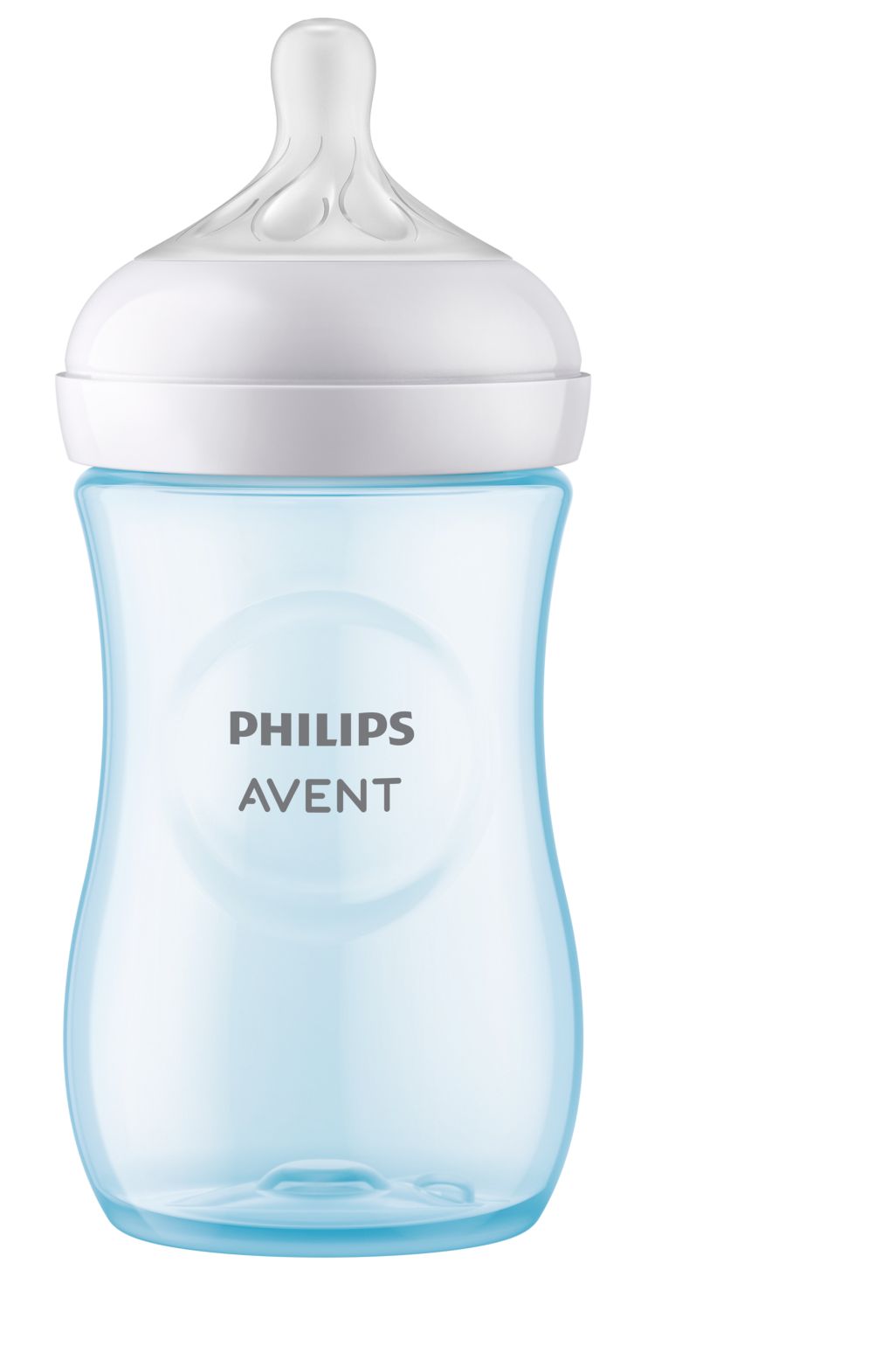 Avent Natural Response, biberon PP 1 lună+, 260ml - albastru