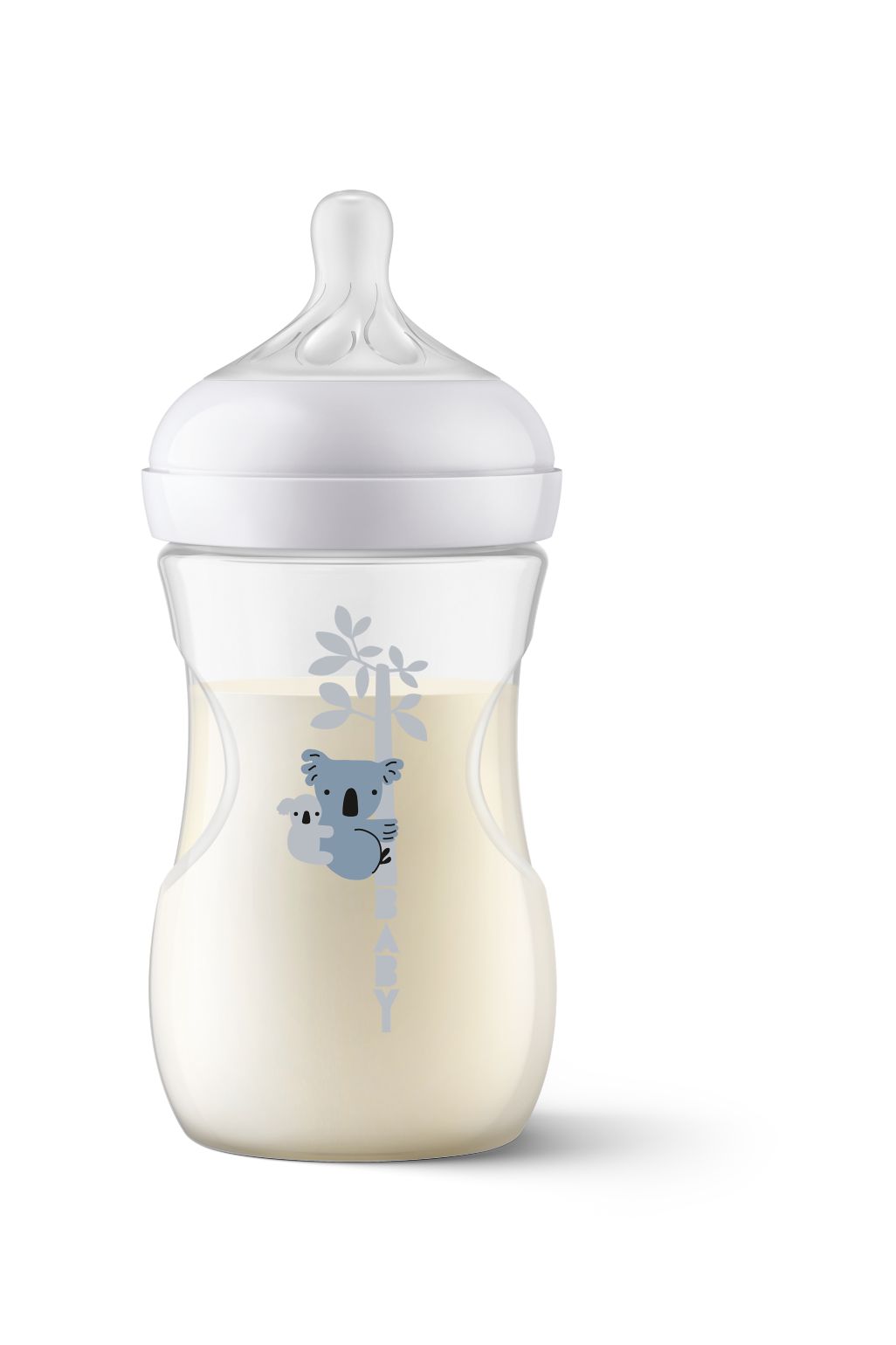 Avent Natural Response, biberon PP 1 lună+, 260ml - model koala